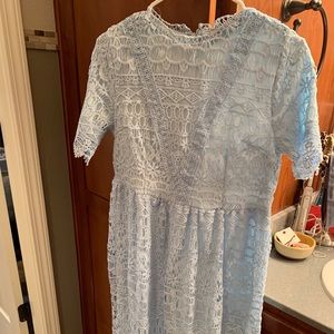 Brand new blue lace dress
